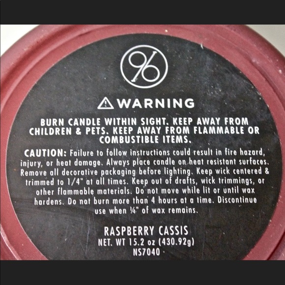 DW HOME CANDLE RASPBERRY CASSIS 2 WICK RICHLY SCENTED 15 Oz NEW - Picture 3 of 3